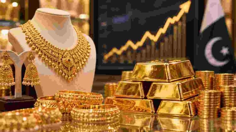 سونے کی قیمت میں ایک دن میں 7,900 روپے کا بڑا اضافہ سونے کی قیمت پاکستان