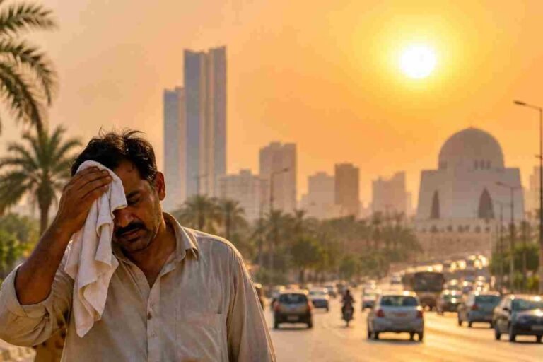 کراچی میں گرمی کی لہر برقرار، پارہ 39 ڈگری تک کراچی گرمی کی لہر