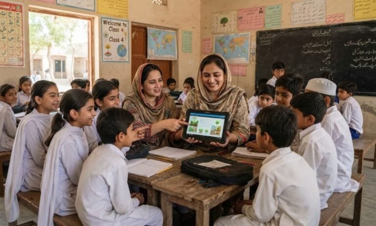 سندھ میں 1000 ٹیبلیٹس غیر رسمی تعلیمی مراکز کو دے دیے گئے سندھ ٹیبلیٹس تعلیم