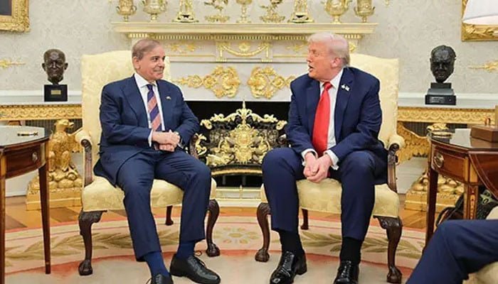 شہباز شریف کی نیویارک میں ٹرمپ سے ملاقات شہباز شریف ٹرمپ ملاقات