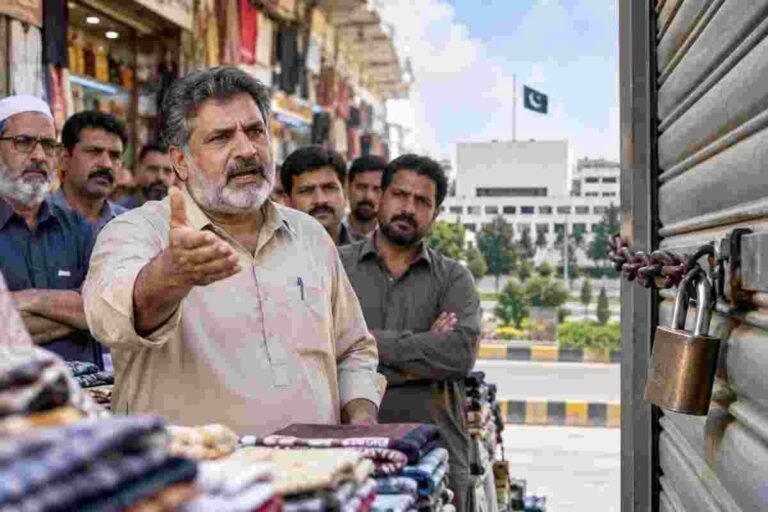 تاجروں نے لاک ڈاؤن کی تجویز مسترد کر دی تاجروں کا لاک ڈاؤن